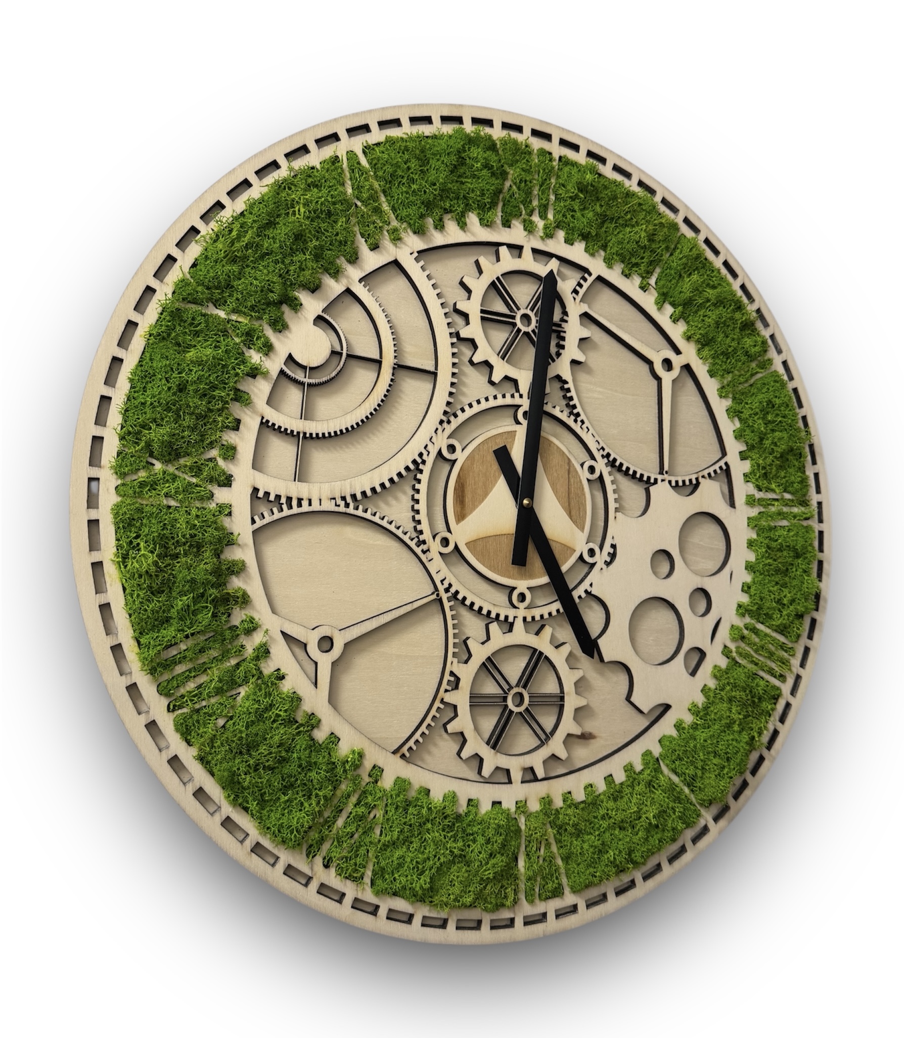 Machové hodiny KOLESO