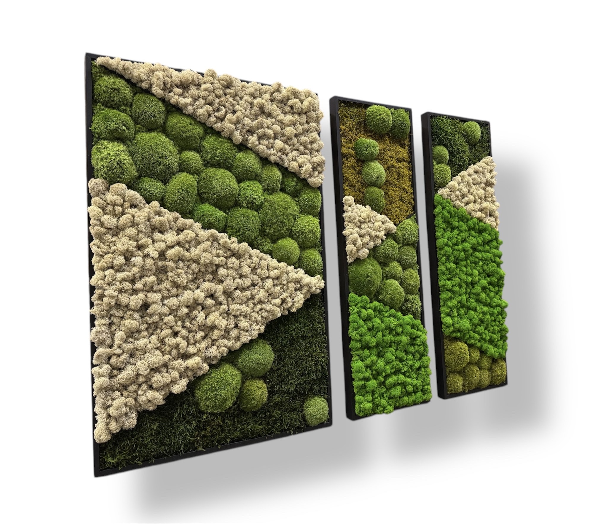 Machový 3-obraz MOZAIKA II 