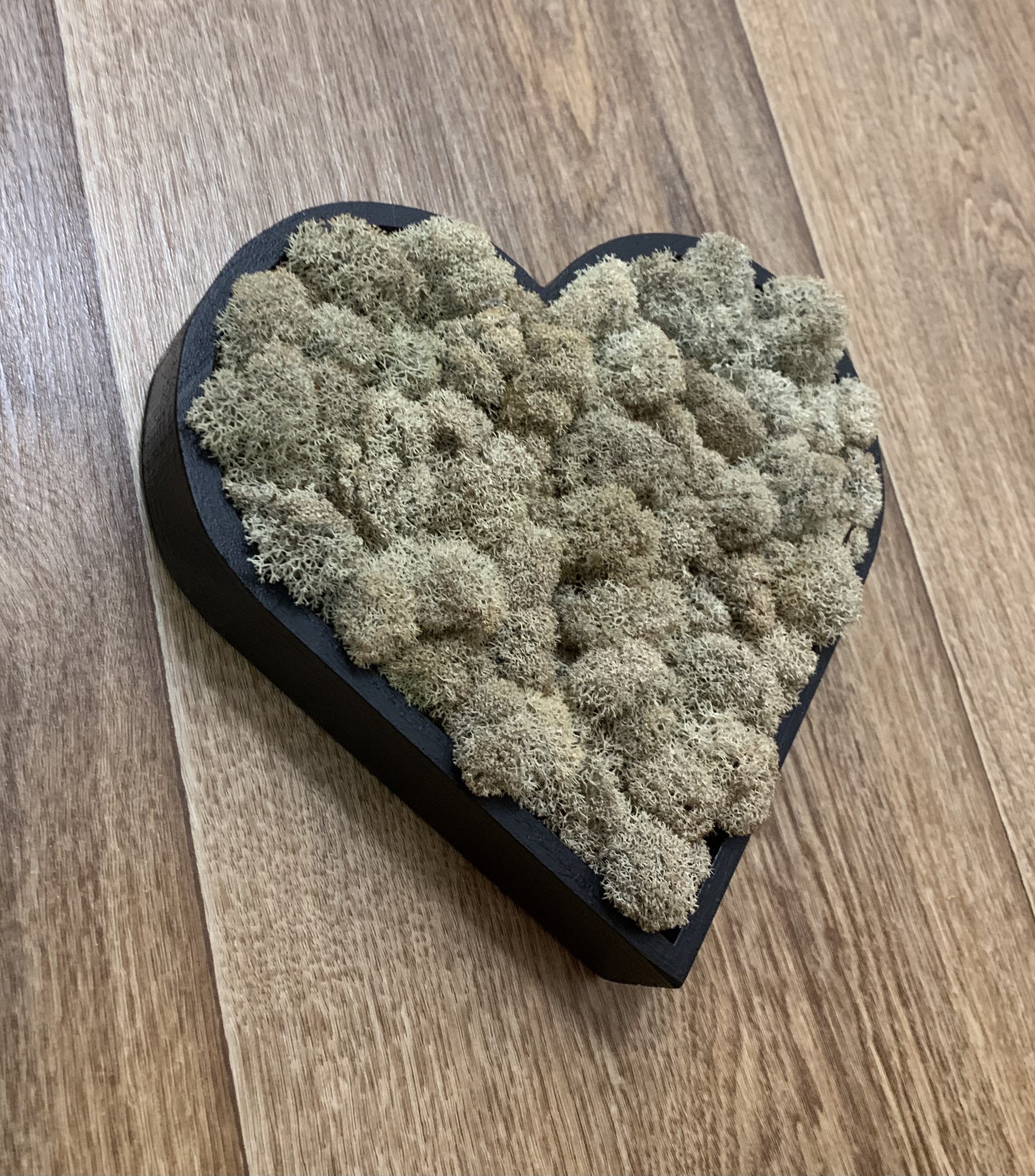 Machové srdiečko natur 21cm