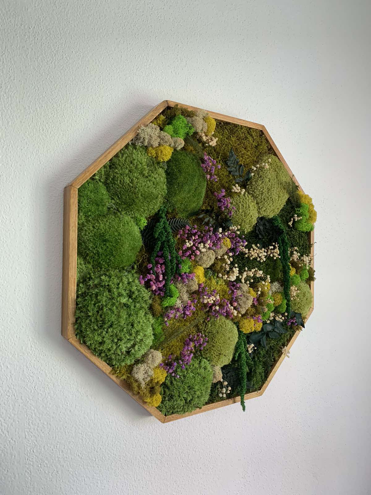 Machový obraz 8-uholník