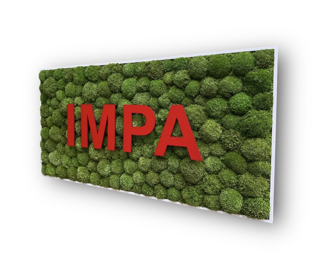 Machový obraz s logom Bolmoss