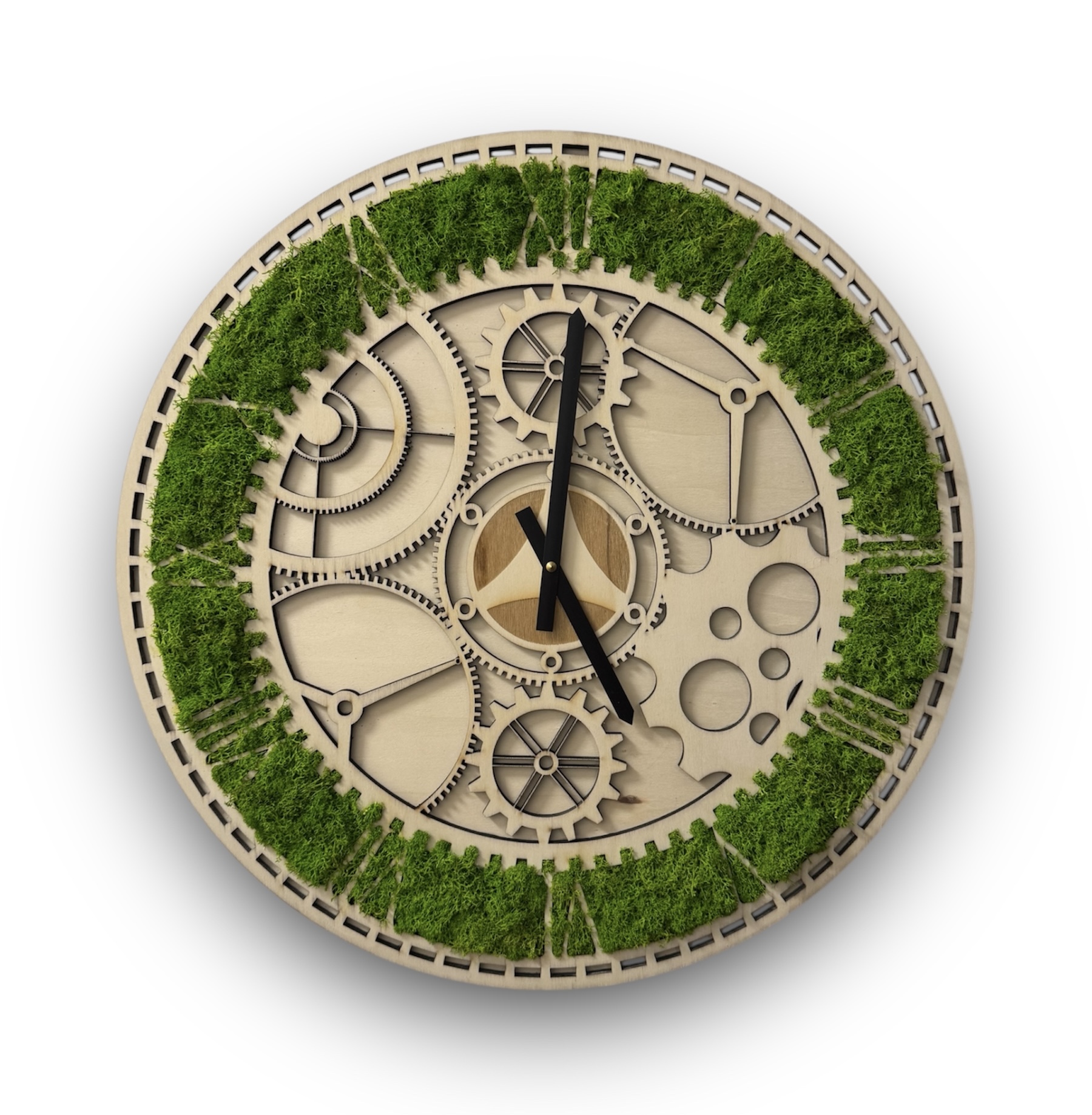 Machové hodiny KOLESO