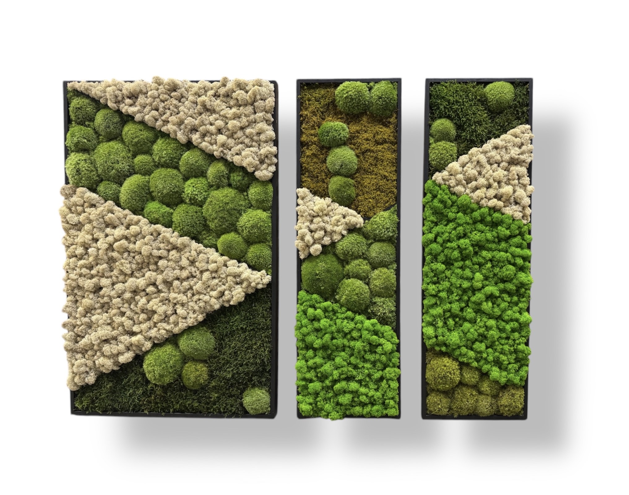 Machový 3-obraz MOZAIKA II 