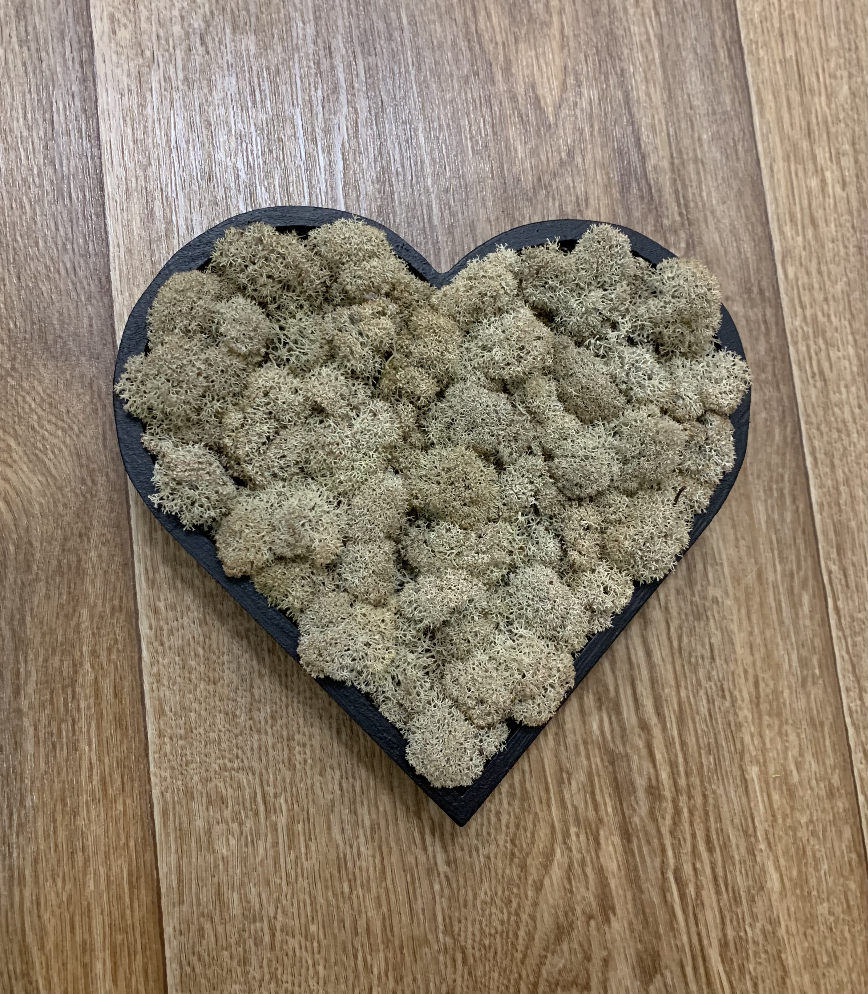 Machové srdiečko natur 21cm