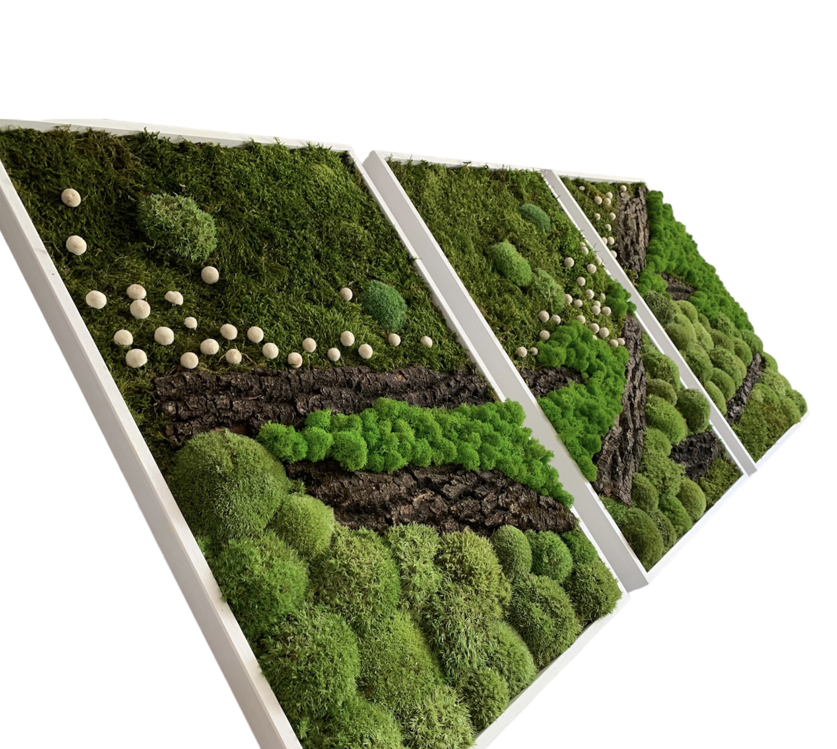 Machový 3-obraz TRIO II