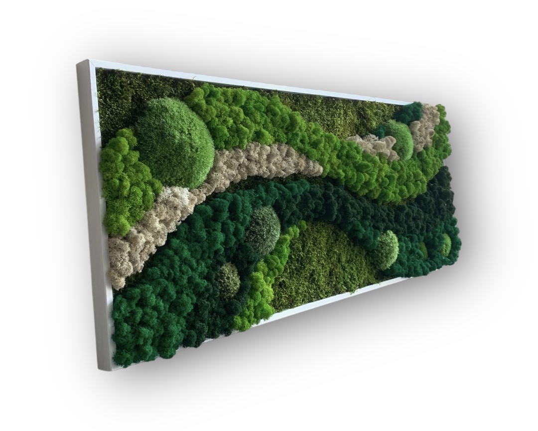 Machový obraz VLNOVKA II