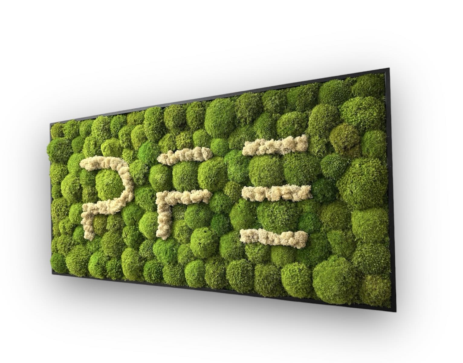 Machový obraz s logom 2