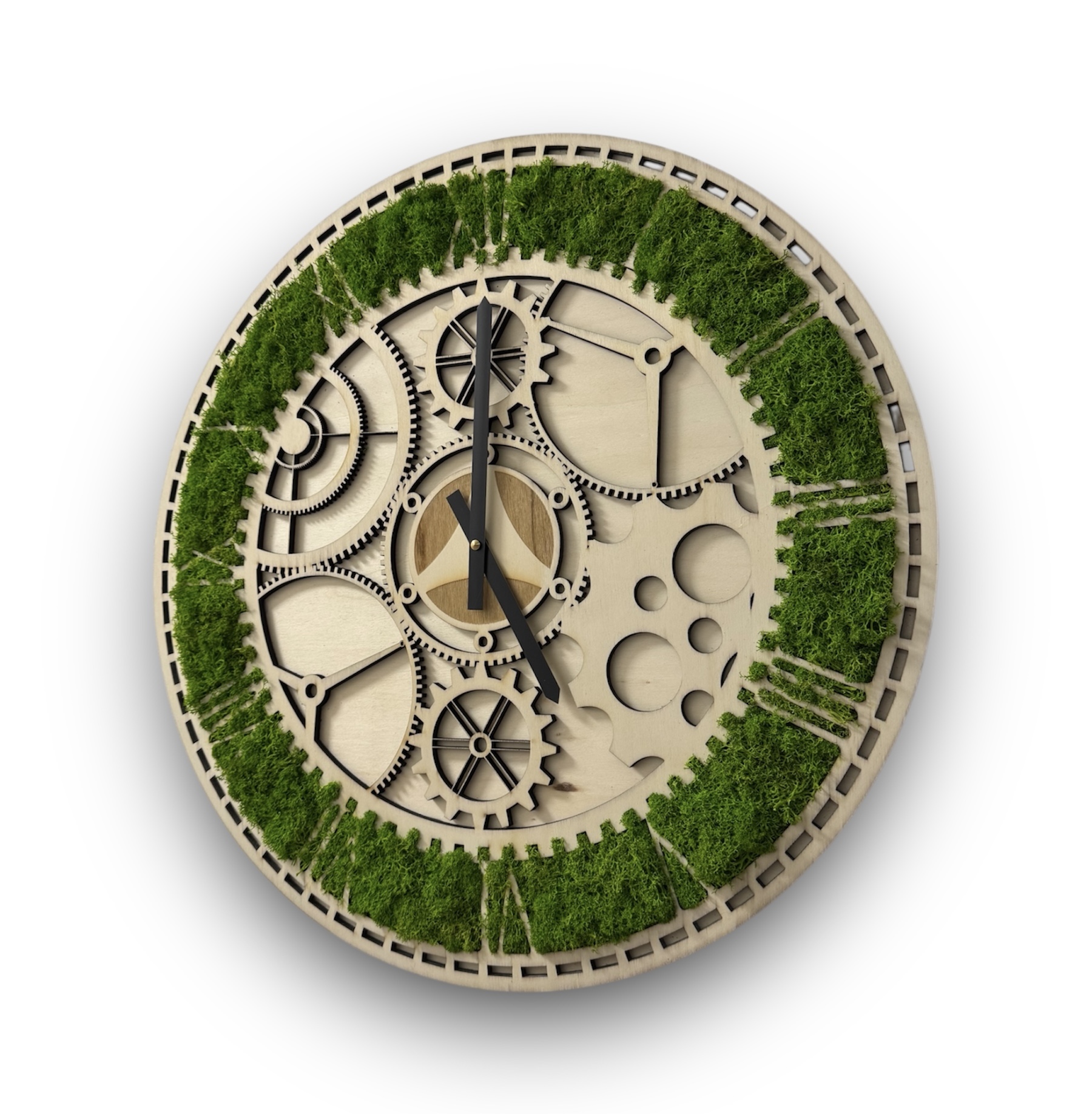 Machové hodiny KOLESO