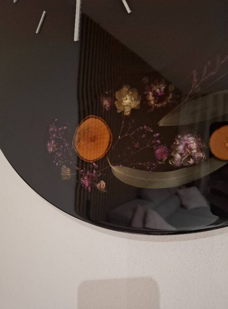 Epoxidové hodiny KVETY2