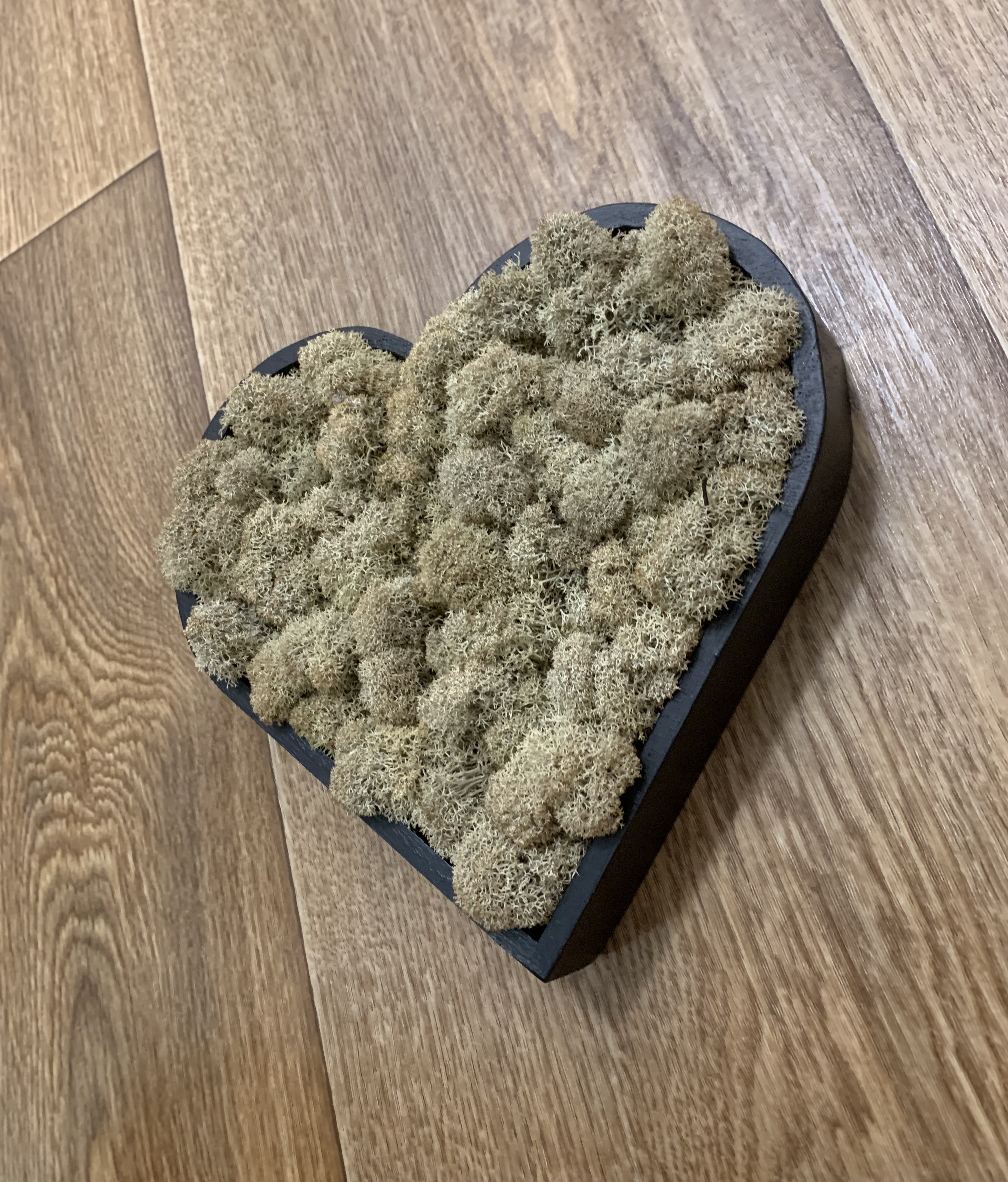 Machové srdiečko natur 21cm