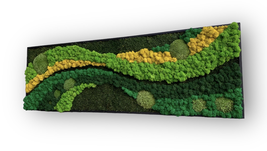 Machový obraz VLNOVKA