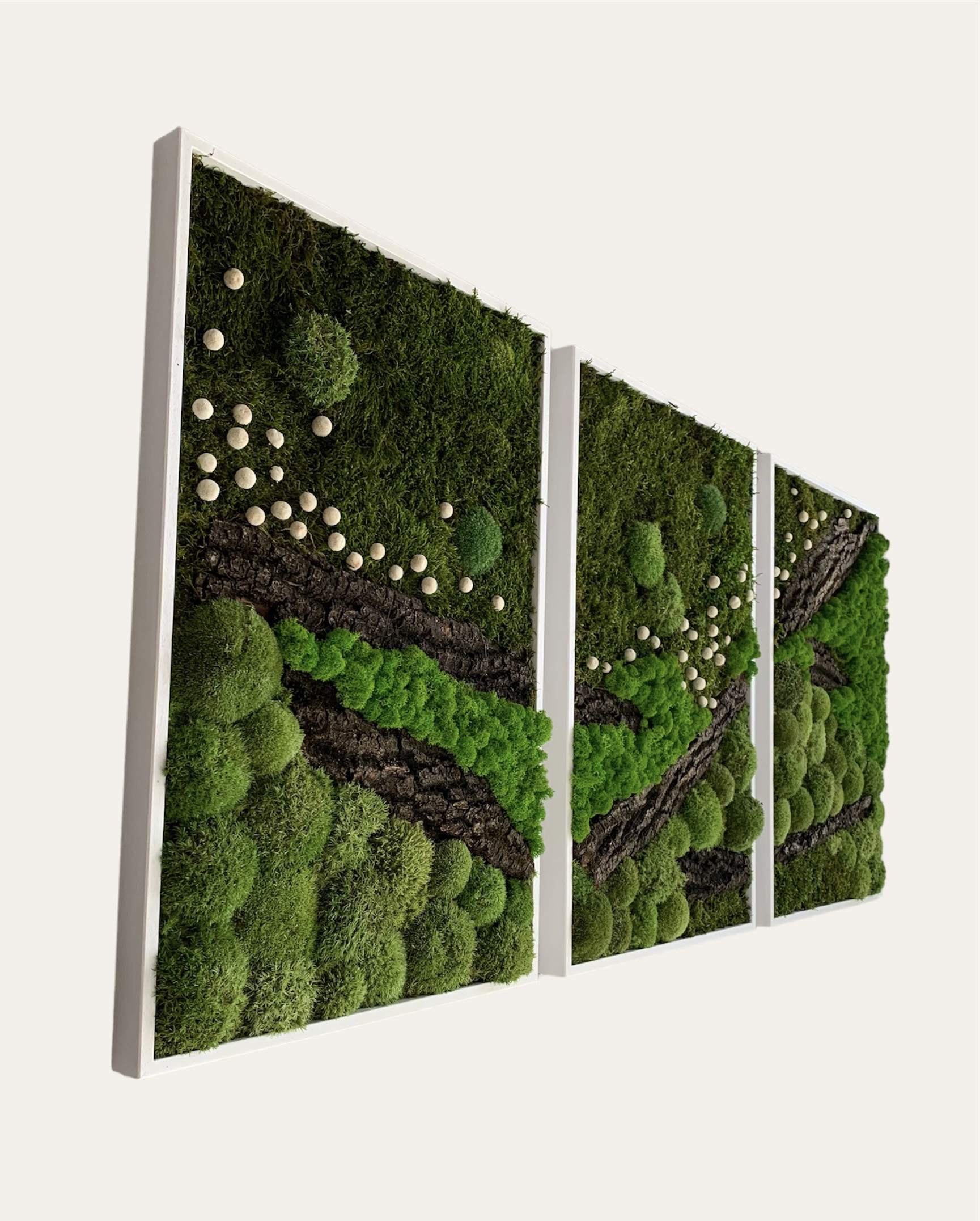 Machový 3-obraz TRIO II