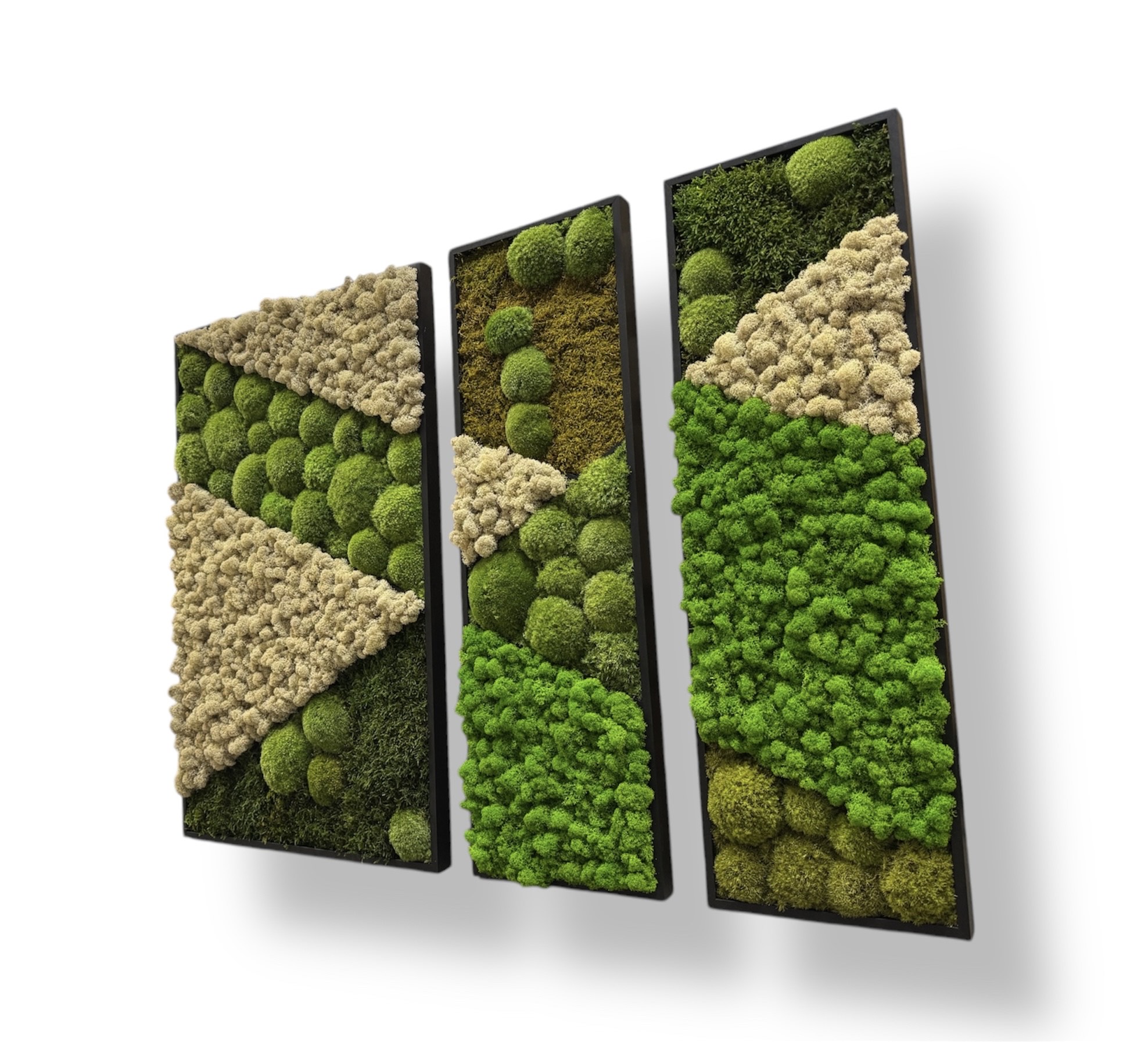 Machový 3-obraz MOZAIKA II 