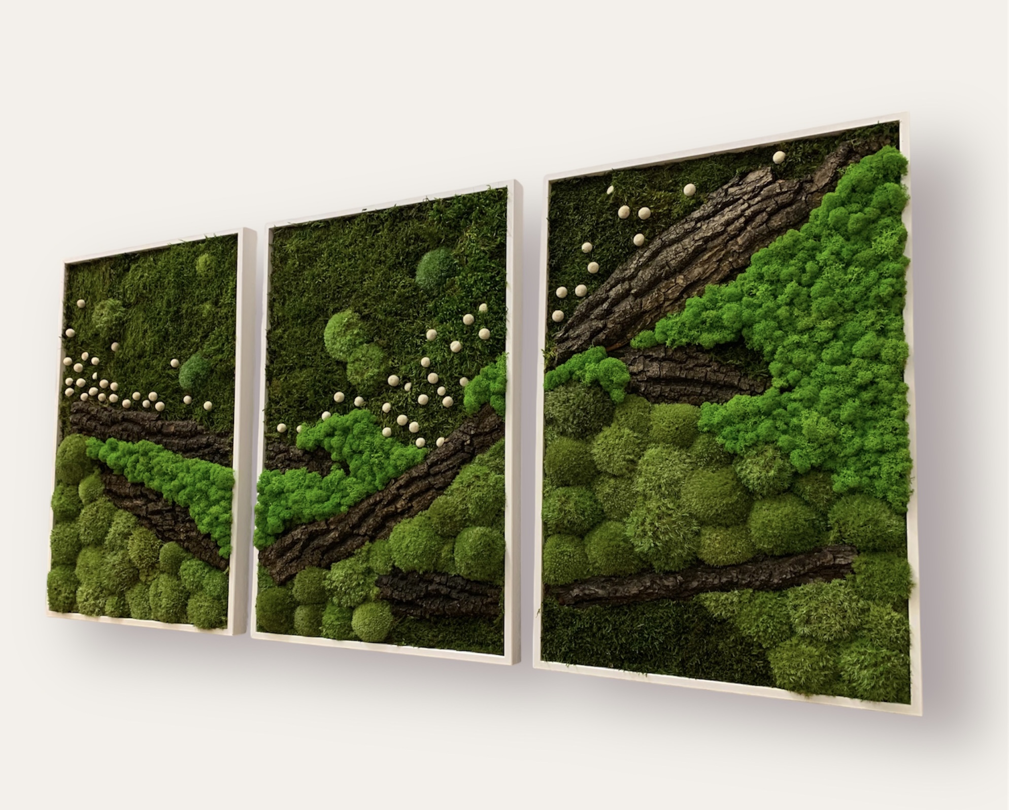 Machový 3-obraz TRIO II