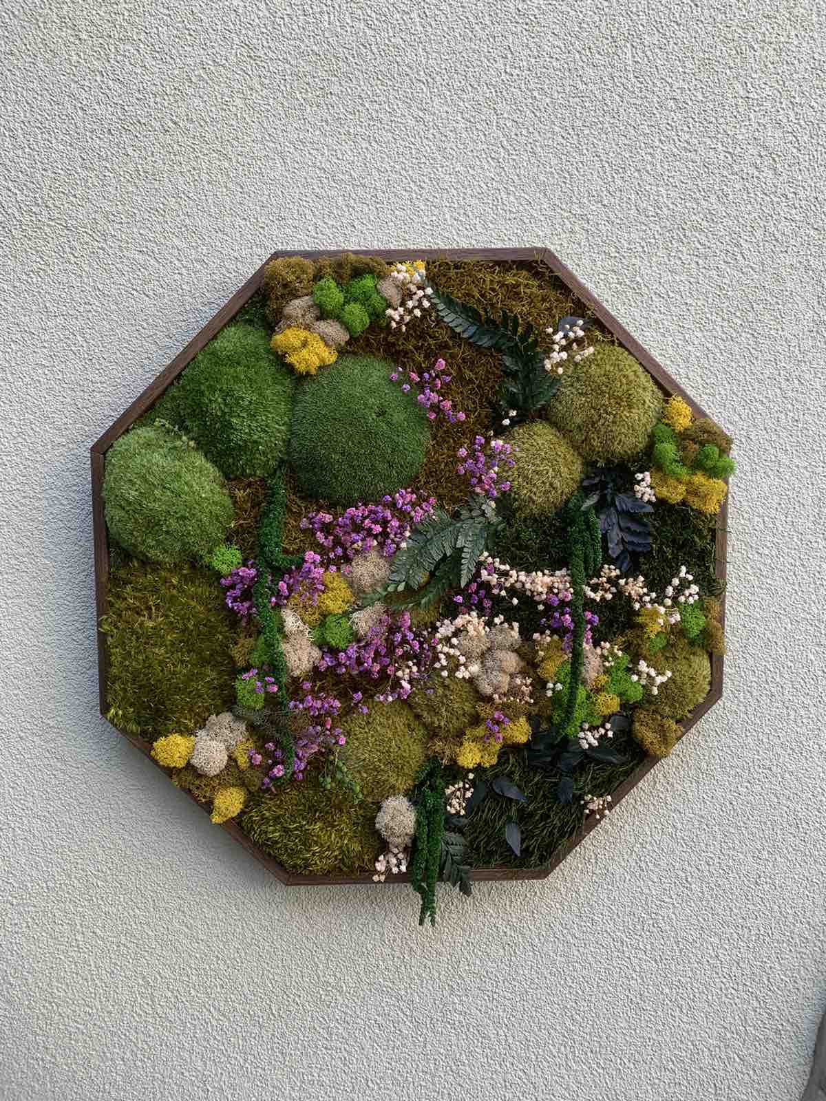 Machový obraz 8-uholník