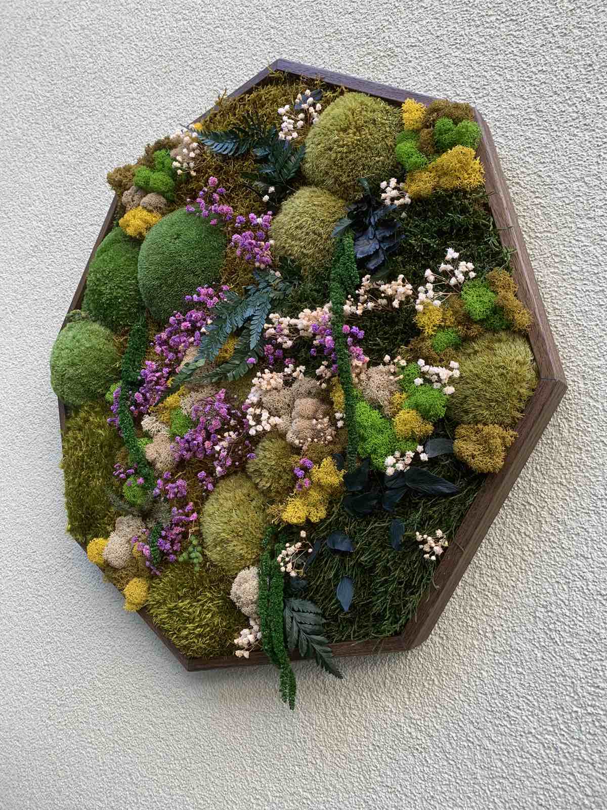 Machový obraz 8-uholník